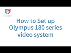 Como configurar o sistema de vídeo da série Olympus 180